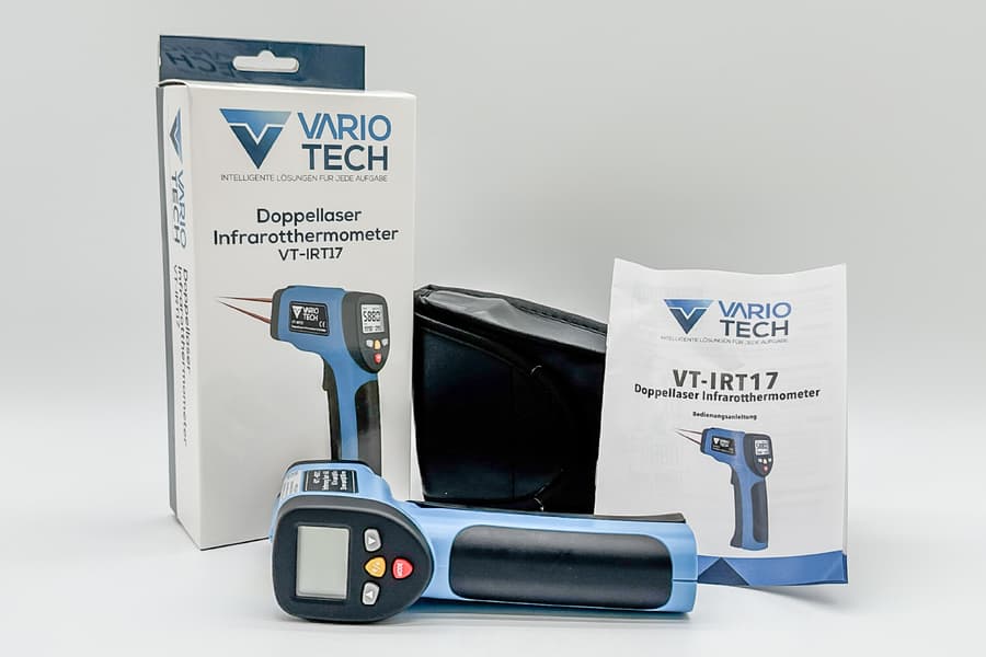 Doppellaser Infrarotthermometer Vario Tech VT-IRT17